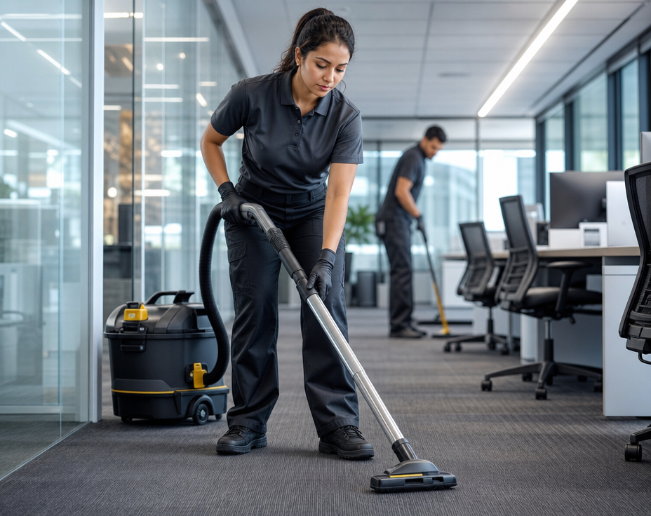 Ascend cleaning professionals in uniform