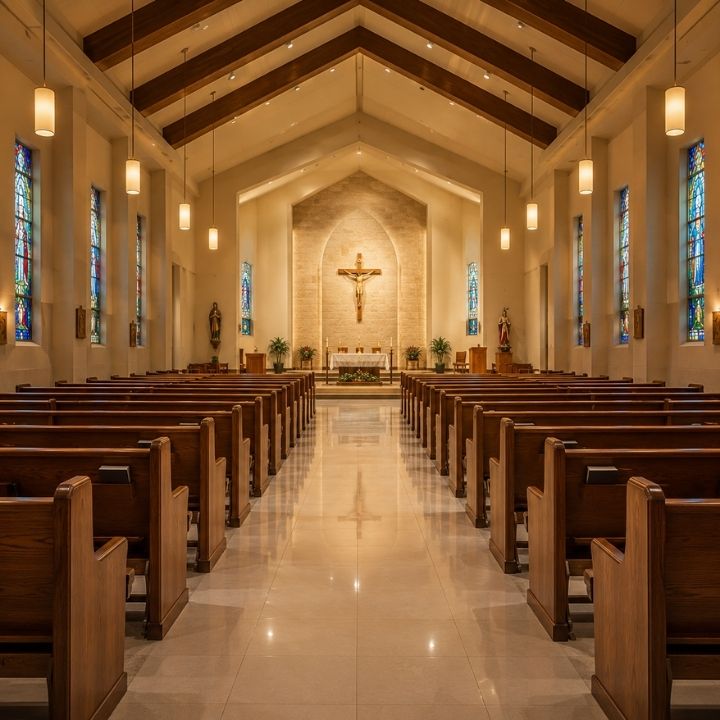 Clean religious worship space